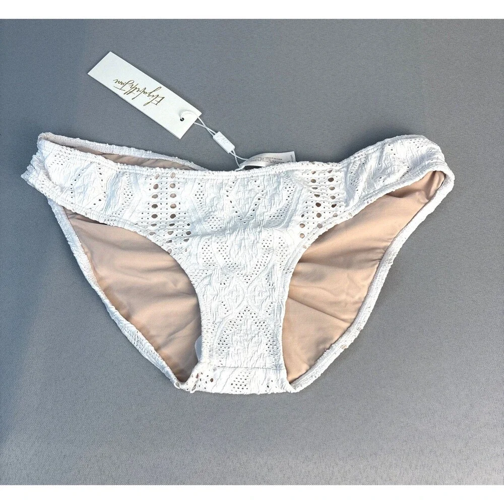 New S Bikini Mia Ruffle Sleeve Crop Top Skimpy or Full Bottom Lined Padded $188 - Picture 3 of 12